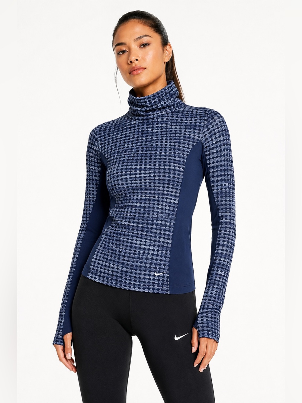 Nike Pro Hyperwarm Long Sleeve Mock Neck Training Top Women’s XS NWT